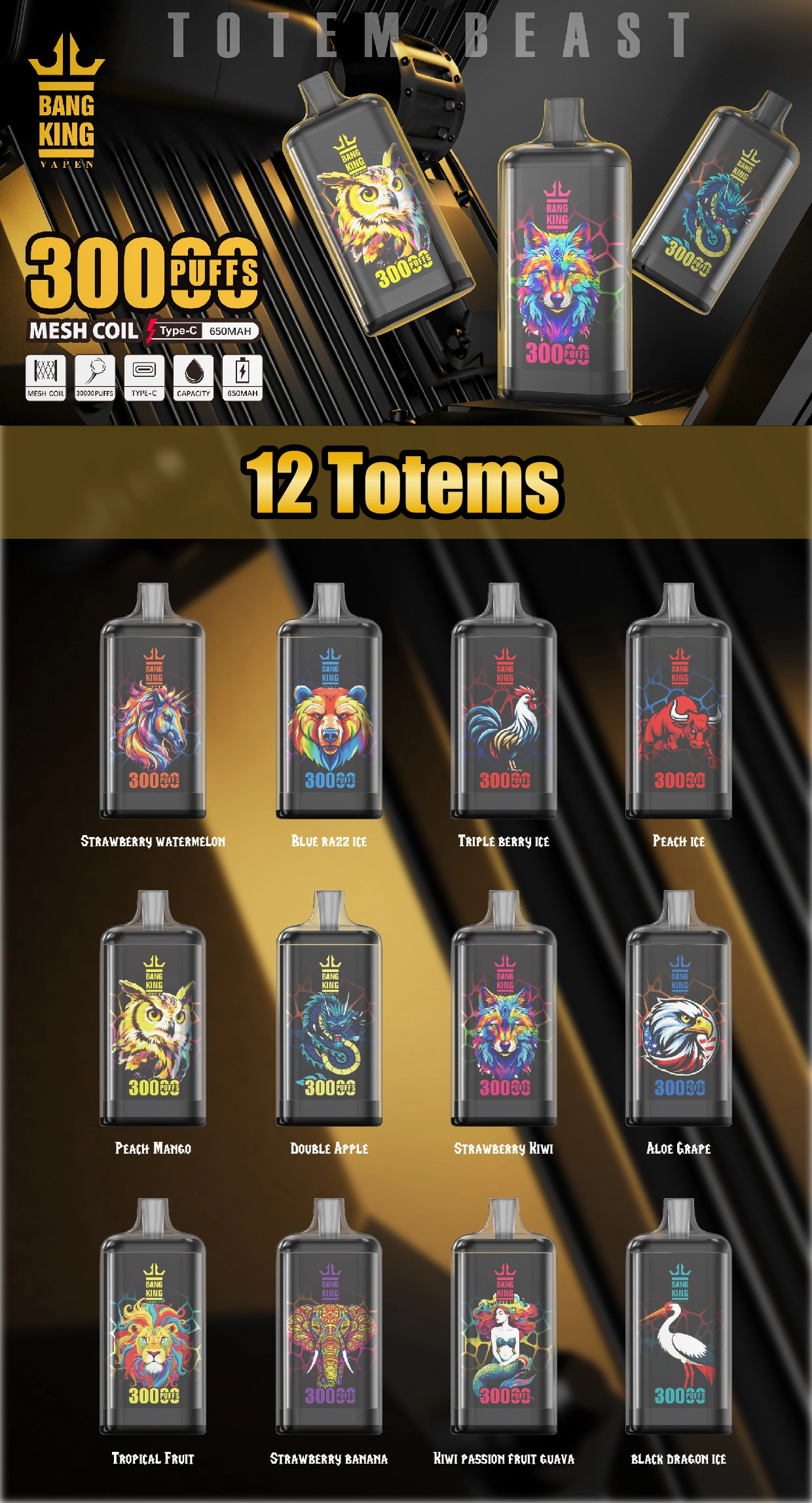 EU Puff Bang King 30000 zaciągnięć 30k Crystal jednorazowy vape dostawa w 3–7 dni roboczych 16 EU Puff Bang King 30000 zaciągnięć 30k Crystal jednorazowy vape dostawa w 3–7 dni roboczych