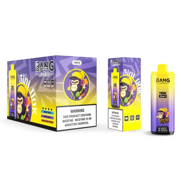 Bang Legend 110k Tiri 110000 3 in 1 Vape Usa e Getta 3 a 7 Giorni Lavorativi Magazzino UE 13 Bang Legend 110k Zaciągnięć 110000 3 w 1 Jednorazowy Vape 3 do 7 Dni Roboczych Magazyn UE