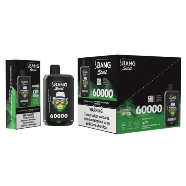 Bang Stoll 60k Puffs 2 w 1 Jednorazowy Vape Ładowalny 60000 Darmowa Wysyłka 10 Bang Stoll 60k Puffs 2 w 1 Jednorazowy Vape Ładowalny 60000 Darmowa Wysyłka