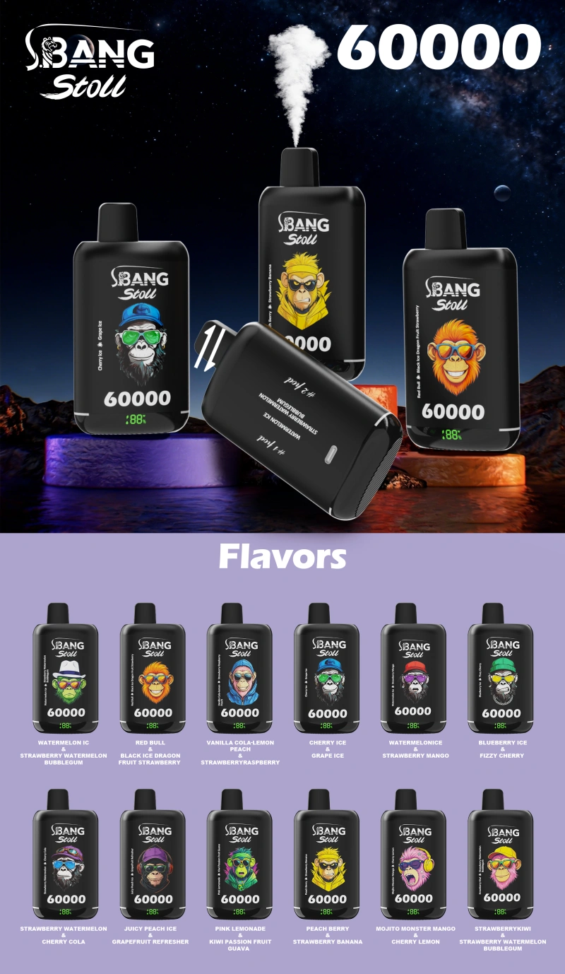 Bang Stoll 60k Puffs 2 w 1 Jednorazowy Vape Ładowalny 60000 Darmowa Wysyłka 16 Bang Stoll 60k Puffs 2 w 1 Jednorazowy Vape Ładowalny 60000 Darmowa Wysyłka