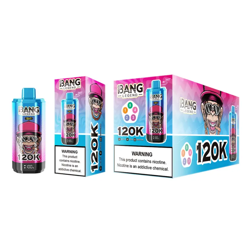 EU Puff 120000 Bang Legend 120k 5 w 1 Najdłużej Trwały Jednorazowy Vape Darmowa Wysyłka 7 EU Puff 120000 Bang Legend 120k 5 w 1 Najdłużej Trwały Jednorazowy Vape Darmowa Wysyłka