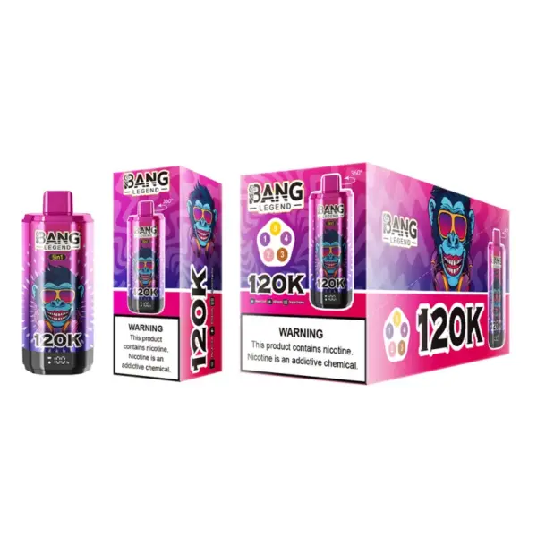 EU Puff 120000 Bang Legend 120k 5 w 1 Najdłużej Trwały Jednorazowy Vape Darmowa Wysyłka 9 EU Puff 120000 Bang Legend 120k 5 w 1 Najdłużej Trwały Jednorazowy Vape Darmowa Wysyłka