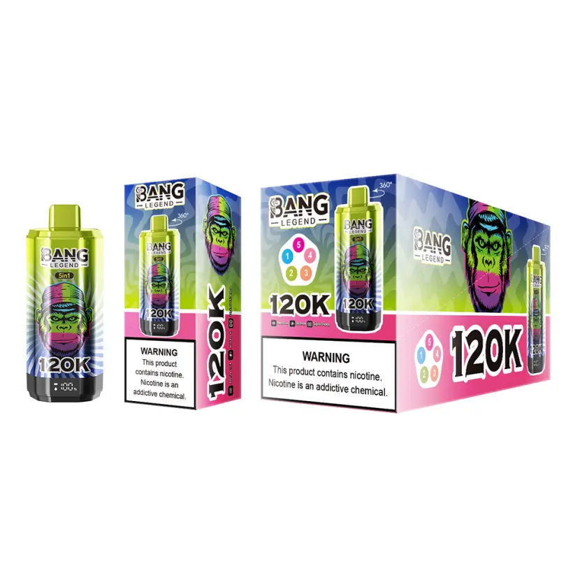 EU Puff 120000 Bang Legend 120k 5 w 1 Najdłużej Trwały Jednorazowy Vape Darmowa Wysyłka 4 EU Puff 120000 Bang Legend 120k 5 w 1 Najdłużej Trwały Jednorazowy Vape Darmowa Wysyłka
