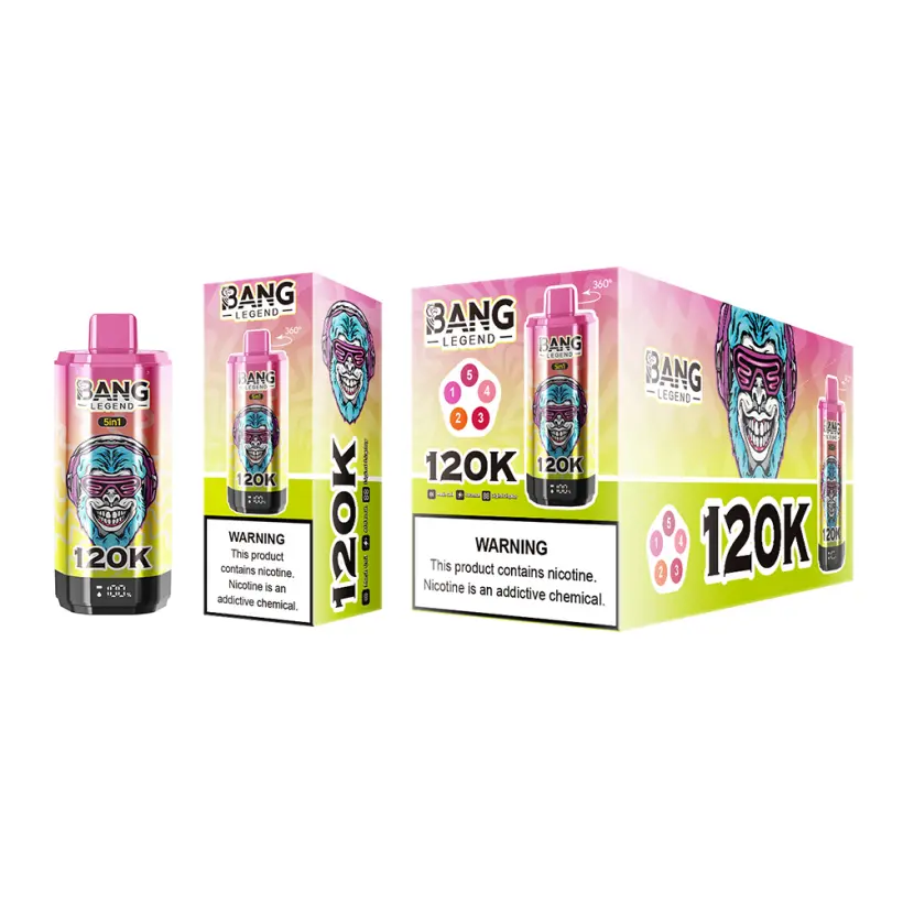 EU Puff 120000 Bang Legend 120k 5 w 1 Najdłużej Trwały Jednorazowy Vape Darmowa Wysyłka 6 EU Puff 120000 Bang Legend 120k 5 w 1 Najdłużej Trwały Jednorazowy Vape Darmowa Wysyłka