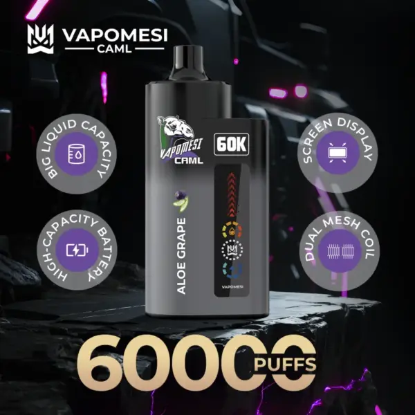 EU Puff 60000 Vapomesi 60k Puffs Caml Najlepszy Jednorazowy Vape Darmowa Wysyłka