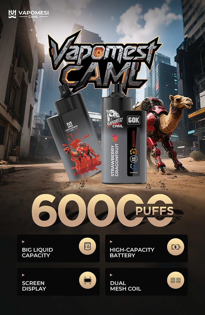 EU Puff 60000 Vapomesi 60k Puffs Caml Najlepszy Jednorazowy Vape Darmowa Wysyłka 16 EU Puff 60000 Vapomesi 60k Puffs Caml Najlepszy Jednorazowy Vape Darmowa Wysyłka
