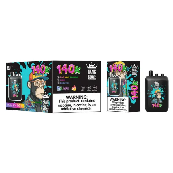 EU Vape Bang Blaze 140k Puffs 3 w 1 Jednorazowy Vape z Ładowaniem 140 000 zaciągnięć Darmowa Wysyłka 12 EU Vape Bang Blaze 140k Puffs 3 w 1 Jednorazowy Vape z Ładowaniem 140 000 zaciągnięć Darmowa Wysyłka
