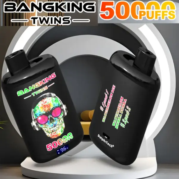 EU Vape Bang King 50000 Zaciągnięć Twins 50k 2 in 1 Jednorazowy E-Papieros Dostawa 3 do 7 Dni Roboczych 13 EU Vape Bang King 50000 Zaciągnięć Twins 50k 2 in 1 Jednorazowy E-Papieros Dostawa 3 do 7 Dni Roboczych