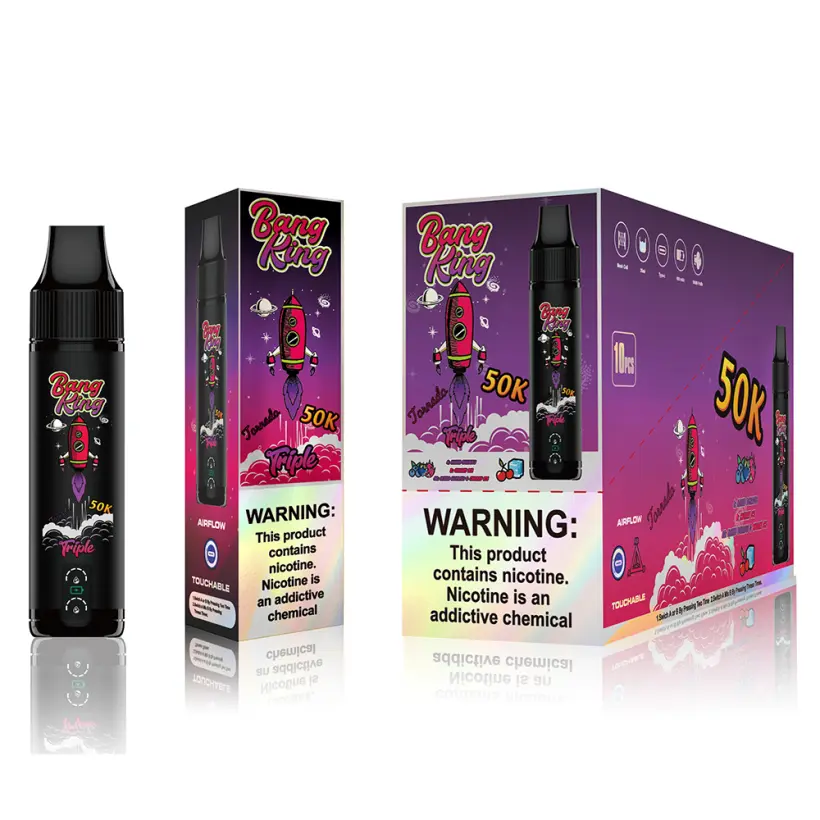 EU Vape Bang King 50k Puffs Potrójne Smaki 3 w 1 Najlepszy Jednorazowy E-Papieros Darmowa Wysyłka 14 EU Vape Bang King 50k Puffs Potrójne Smaki 3 w 1 Najlepszy Jednorazowy E-Papieros Darmowa Wysyłka