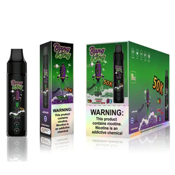 EU Vape Bang King 50k Puffs Potrójne Smaki 3 w 1 Najlepszy Jednorazowy E-Papieros Darmowa Wysyłka 11 EU Vape Bang King 50k Puffs Potrójne Smaki 3 w 1 Najlepszy Jednorazowy E-Papieros Darmowa Wysyłka