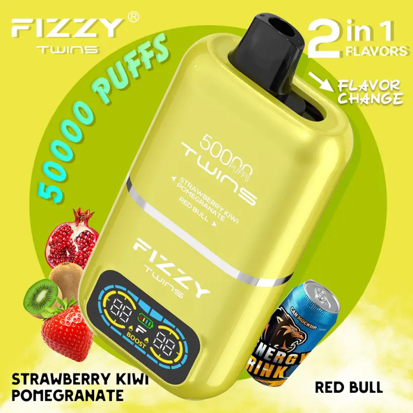 EU Vape Fizzy 50k Zaciągnięć 50000 Twins 2 w 1 Najlepszy Jednorazowy E Papieros Darmowa Wysyłka 2 EU Vape Fizzy 50k Zaciągnięć 50000 Twins 2 w 1 Najlepszy Jednorazowy E Papieros Darmowa Wysyłka