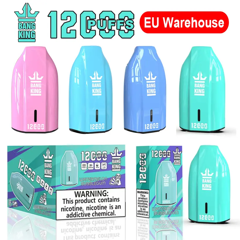 Magazyn UE Bang King 12k Zaciągnięć 12000 Tani Jednorazowy Vape Hurt 3 do 7 Dni Roboczych Darmowa Wysyłka 1 Magazyn UE Bang King 12000 Zaciągnięć Tani Jednorazowy Vape Hurt 3 do 7 Dni Roboczych Darmowa Wysyłka