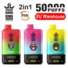 Magazyn UE Bang King 50000 Puffs 2 w 1 Jednorazowy Vape Dostawa 3-7 Dni Roboczych