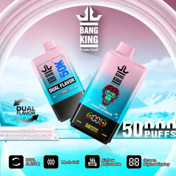 Magazyn UE Bang King 50000 Puffs 2 w 1 Jednorazowy Vape Dostawa 3-7 Dni Roboczych 12 Magazyn UE Bang King 50000 Puffs 2 w 1 Jednorazowy Vape Dostawa 3-7 Dni Roboczych