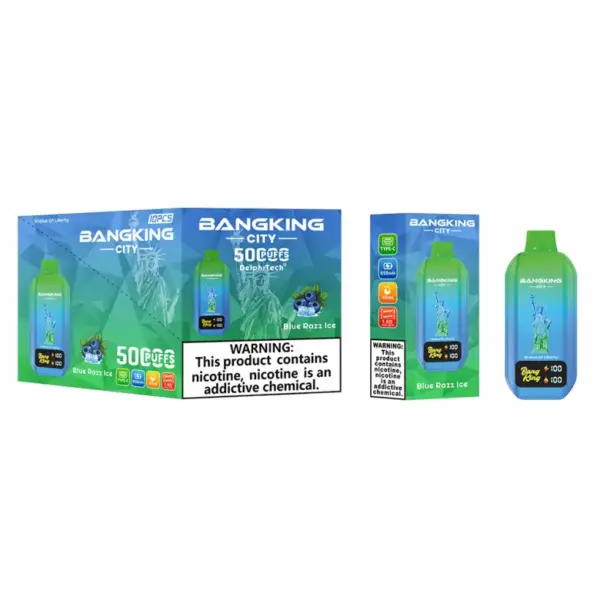 Magazyn UE Bang King 50k Puffs City Jednorazowy Vape 50000 Darmowa Wysyłka 3–7 Dni Roboczych 12 Magazyn UE Bang King 50k Puffs City Jednorazowy Vape 50000 Darmowa Wysyłka 3–7 Dni Roboczych