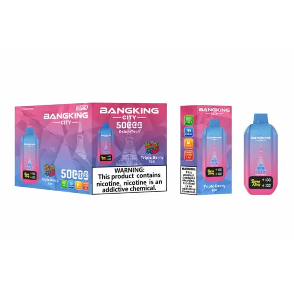 Magazyn UE Bang King 50k Puffs City Jednorazowy Vape 50000 Darmowa Wysyłka 3–7 Dni Roboczych