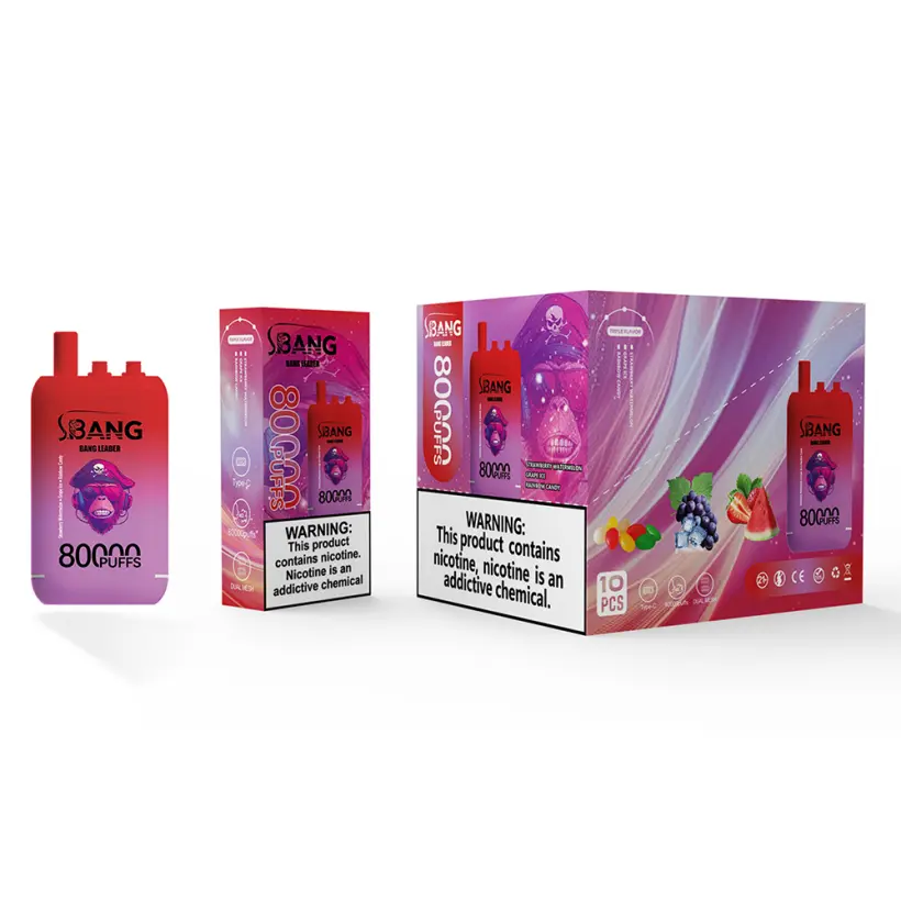 Magazyn UE Bang Leader 80k Zaciągnięć 80000 Trzy Smaki Jednorazowy Vape 3 w 1 Sklep 8 Magazyn UE Bang Leader 80k Zaciągnięć 80000 Trzy Smaki Jednorazowy Vape 3 w 1 Sklep