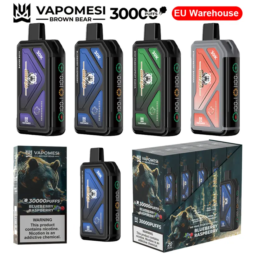 Vapomesi 30k Puffs Brown Bear Jednorazowy Vape 30000 Darmowa Wysyłka Magazyn UE 1 Vapomesi 30k Puffs Brown Bear Jednorazowy Vape 30000 Darmowa Wysyłka Magazyn UE