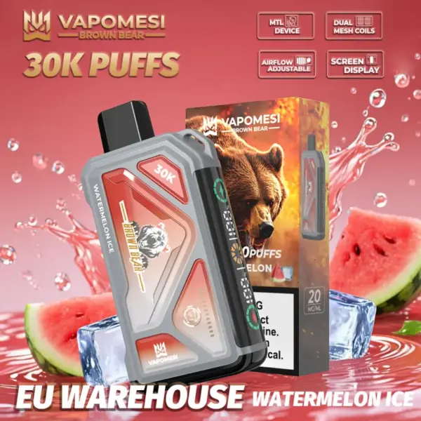 Vapomesi 30k Puffs Brown Bear Jednorazowy Vape 30000 Darmowa Wysyłka Magazyn UE 15 Vapomesi 30k Puffs Brown Bear Jednorazowy Vape 30000 Darmowa Wysyłka Magazyn UE
