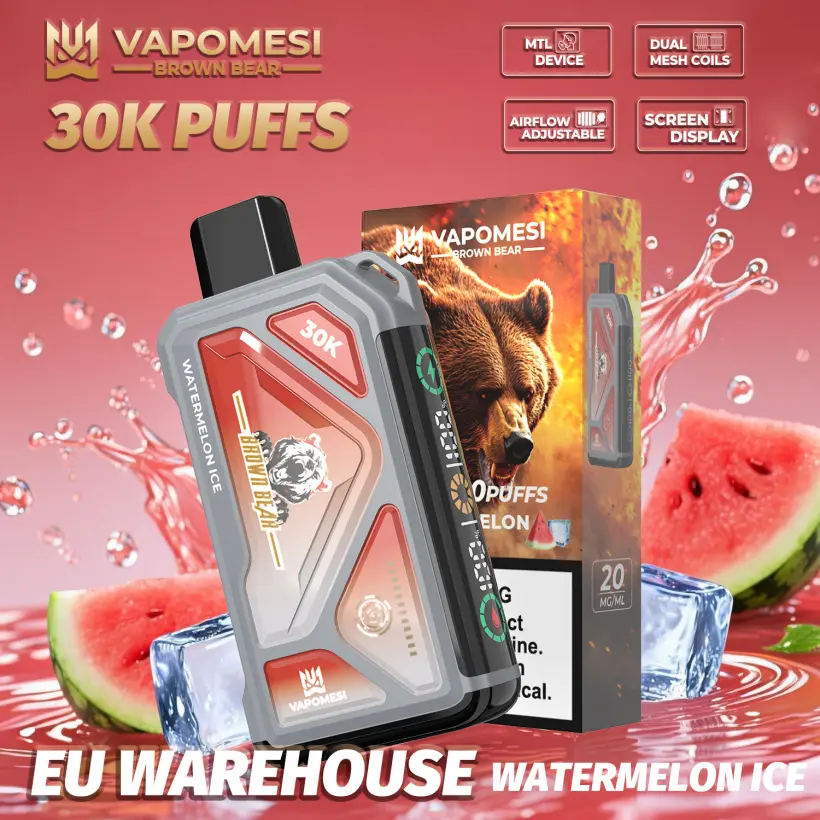 Vapomesi 30k Puffs Brown Bear Jednorazowy Vape 30000 Darmowa Wysyłka Magazyn UE 8 Vapomesi 30k Puffs Brown Bear Jednorazowy Vape 30000 Darmowa Wysyłka Magazyn UE
