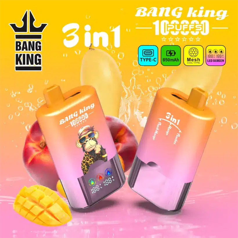 Bang King 100k Zaciągnięć 3 W 1 Inteligentny Ekran Jednorazowy Vape Sprzedaż Hurtowa Darmowa Wysyłka 7 Bang King 100k Zaciągnięć 3 W 1 Inteligentny Ekran Jednorazowy Vape Sprzedaż Hurtowa Darmowa Wysyłka