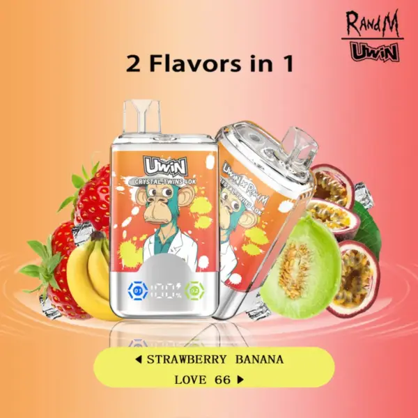 EU Vape Uwin 40k Zaciągnięć Crystal Twins 2 w 1 Papieros Elektroniczny Darmowa Wysyłka