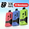 EU Vape ZOOY 50000 Puffs 50k Ekran Najlepszy Jednorazowy E-Papieros Darmowa Wysyłka