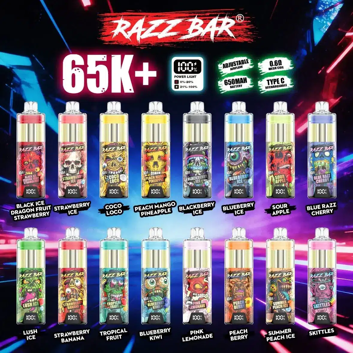 Magazyn UE Razz Bar 65k+ Puffs Krystaliczny Jednorazowy Vape 65000 Hurt Darmowa Wysyłka 16 Magazyn UE Razz Bar 65k+ Puffs Krystaliczny Jednorazowy Vape 65000 Hurt Darmowa Wysyłka