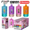 FIHP 120K Puffs 6 W 1 Disposable Vape 120000 Wholesale Free Shipping EU Warehouse