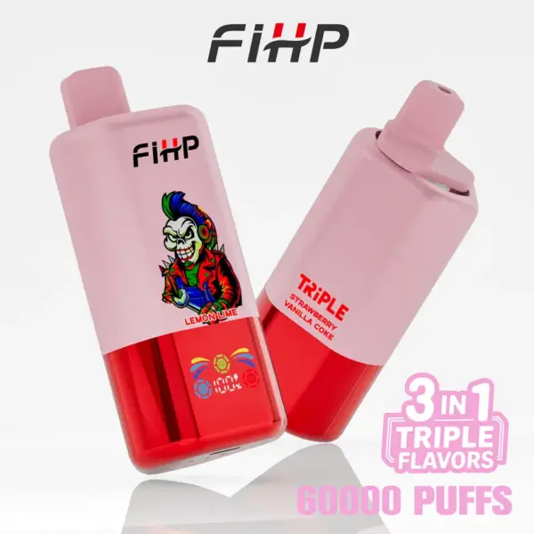 FIHP 60k Pufów 3 w 1 Jednorazowy Vape Potrójne Smaki 60000 Magazyn UE 12 FIHP 60k Pufów 3 w 1 Jednorazowy Vape Potrójne Smaki 60000 Magazyn UE