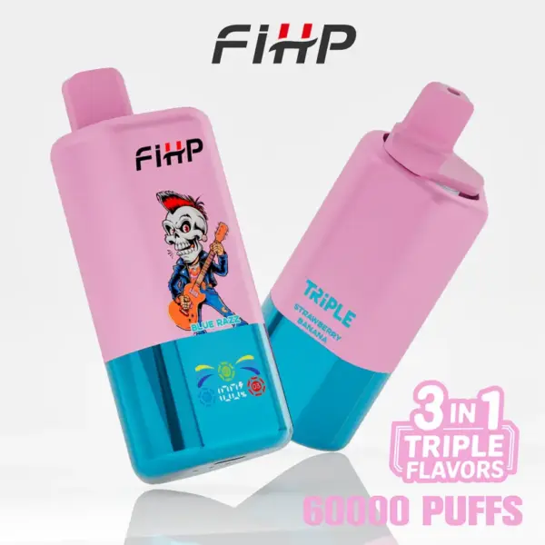 FIHP 60k Pufów 3 w 1 Jednorazowy Vape Potrójne Smaki 60000 Magazyn UE 10 FIHP 60k Pufów 3 w 1 Jednorazowy Vape Potrójne Smaki 60000 Magazyn UE