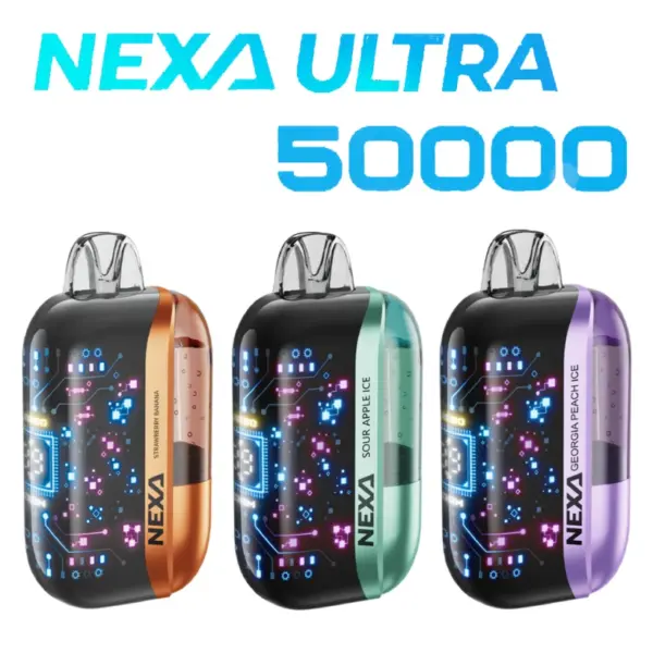 NEXA 50k Puffs Utral 50000 Crystal Jednorazowy Vape z 20mg Nikotyny Darmowa Wysyłka