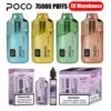 POCO 75K Puffs Stone Kryształowy Jednorazowy Vape z Możliwością Napełniania 75000 z 40ml Płynu Magazyn UE