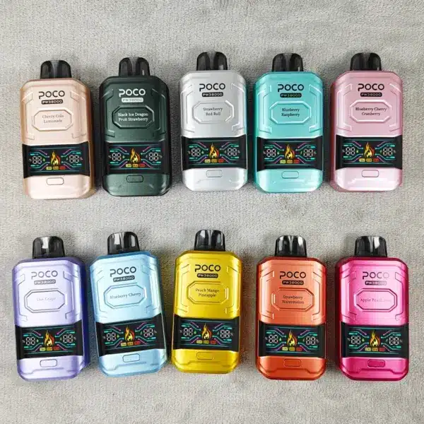 POCO PW 38000 Pufów 38K Najlepszy Jednorazowy Vape Pen Darmowa Wysyłka Magazyn UE 14 POCO PW 38000 Pufów 38K Najlepszy Jednorazowy Vape Pen Darmowa Wysyłka Magazyn UE