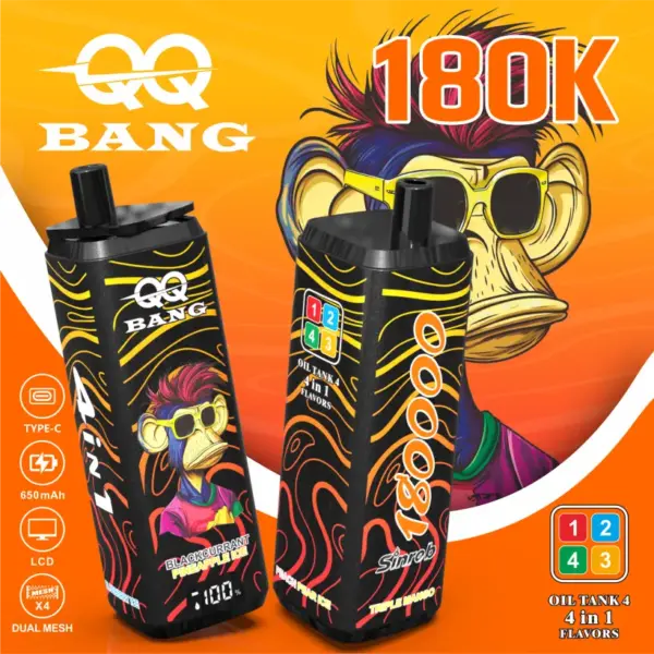 QQ Bang 180k Puffs Jednorazowy Vape 4 W 1 180000 Sprzedaż Hurtowa Darmowa Wysyłka 11 QQ Bang 180k Puffs Jednorazowy Vape 4 W 1 180000 Sprzedaż Hurtowa Darmowa Wysyłka