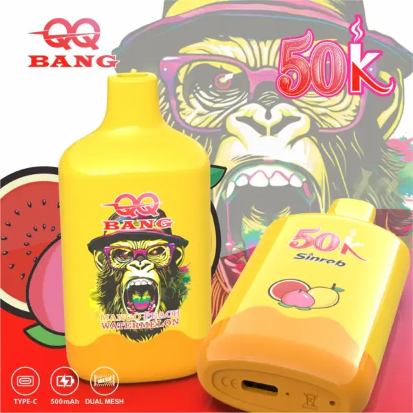 QQ Bang 50000 Puffs 50k Tani Jednorazowy Vape Cena Sprzedaż Hurtowa Darmowa Wysyłka