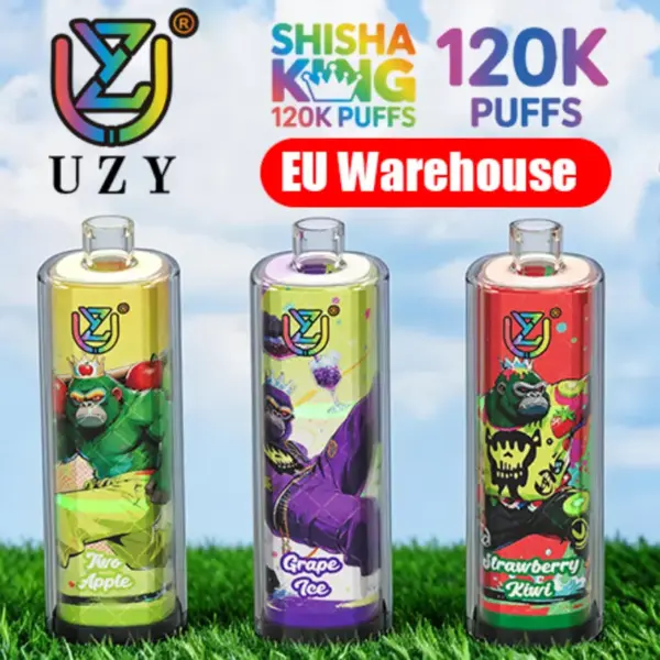 UZY 120K Puffs Shisha King DTL Jednorazowy Vape 120000 Magazyn UE