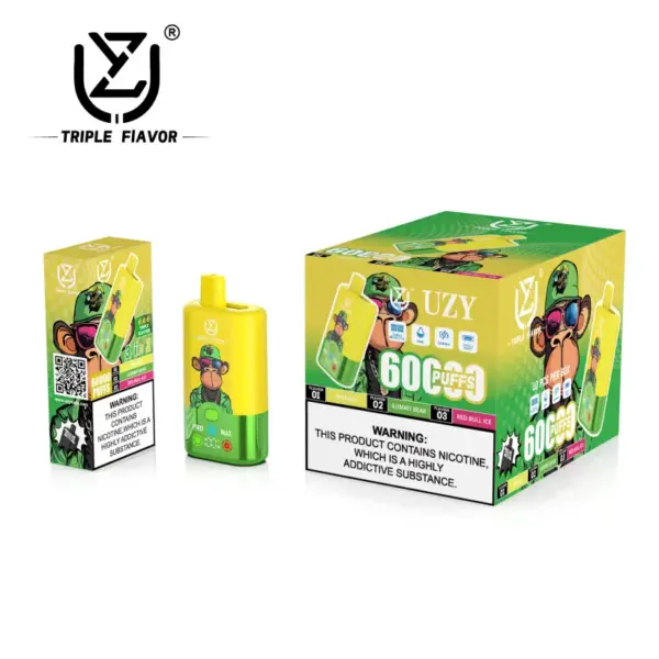UZY 60K Puffs 3 w 1 Najlepszy Jednorazowy Vape 60000 Darmowa Wysyłka Magazyn UE 15 UZY 60K Puffs 3 w 1 Najlepszy Jednorazowy Vape 60000 Darmowa Wysyłka Magazyn UE