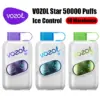 Vozol Star 50k Zaciągnięć 50000 Ice Control Jednorazowy Vape Darmowa Wysyłka Magazyn UE