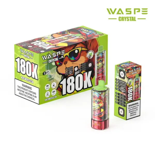 WASPE 180K zaciągnięć 8 w 1 Crystal Jednorazowy Vape 180000 Darmowa wysyłka z magazynu UE 11 WASPE 180K zaciągnięć 8 w 1 Crystal Jednorazowy Vape 180000 Darmowa wysyłka z magazynu UE