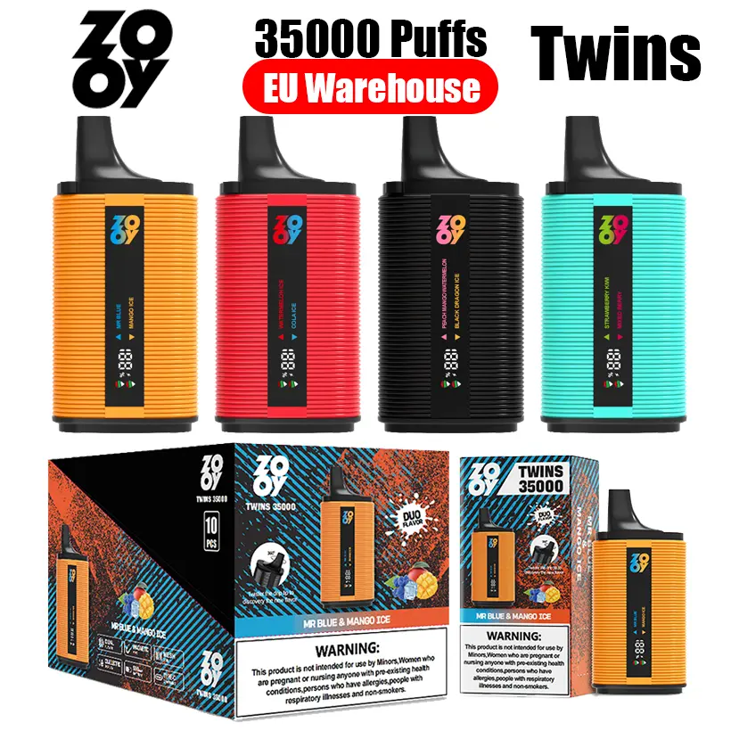 ZOOY Twins 35K Puffs 2 w 1 Jednorazowy Vape Hurt 35000 Magazyn UE 1 ZOOY Twins 35K Puffs 2 w 1 Jednorazowy Vape Hurt 35000 Magazyn UE