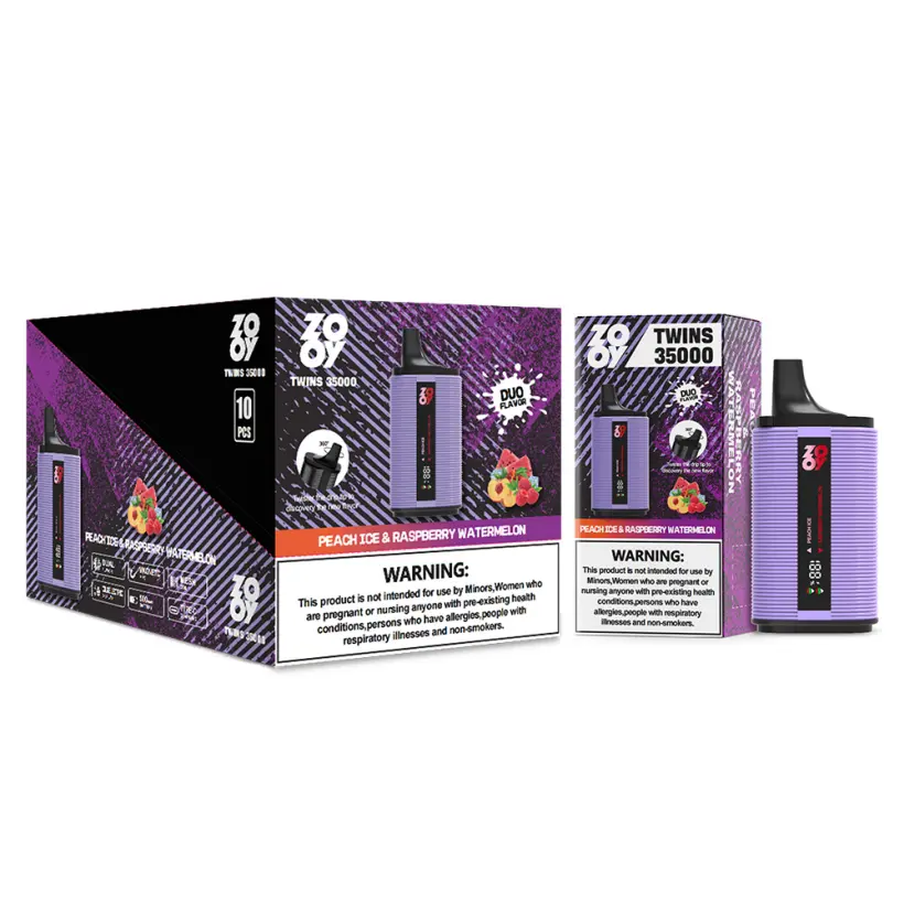 ZOOY Twins 35K Puffs 2 w 1 Jednorazowy Vape Hurt 35000 Magazyn UE 7 ZOOY Twins 35K Puffs 2 w 1 Jednorazowy Vape Hurt 35000 Magazyn UE