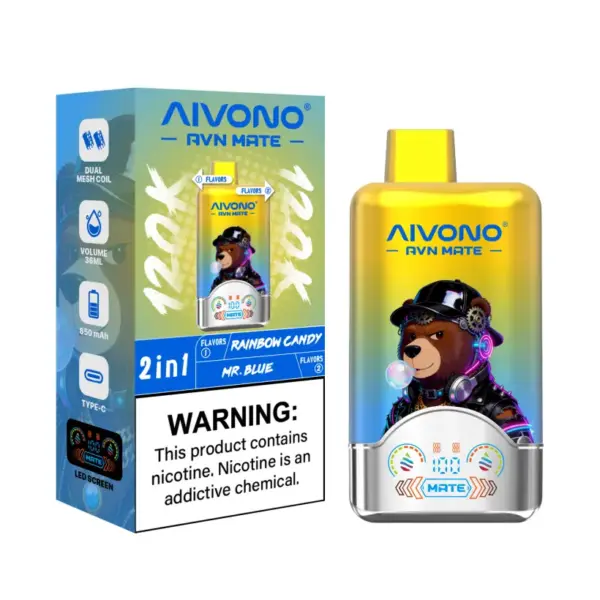 Aivono 120K Puffs 2 In 1 Smaki Avn Mate Jednorazowy E Papieros Elektroniczny Hurt Sprzedaż Darmowa Wysyłka 9 Aivono 120K Puffs 2 In 1 Smaki Avn Mate Jednorazowy E Papieros Elektroniczny Hurt Sprzedaż Darmowa Wysyłka