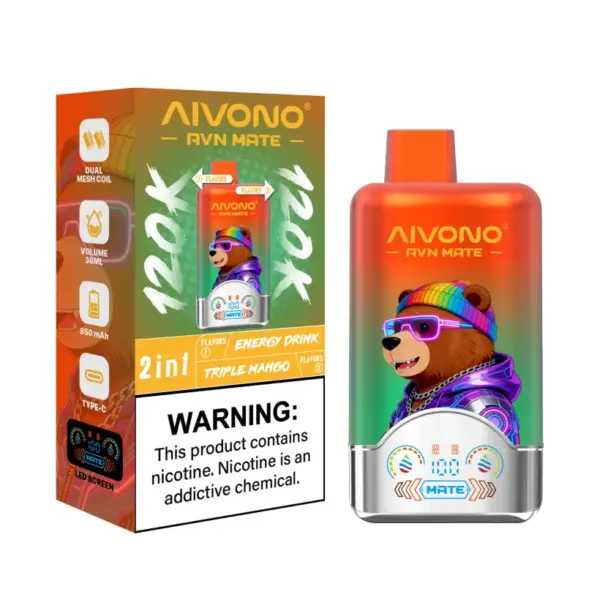 Aivono 120K Puffs 2 In 1 Smaki Avn Mate Jednorazowy E Papieros Elektroniczny Hurt Sprzedaż Darmowa Wysyłka 15 Aivono 120K Puffs 2 In 1 Smaki Avn Mate Jednorazowy E Papieros Elektroniczny Hurt Sprzedaż Darmowa Wysyłka