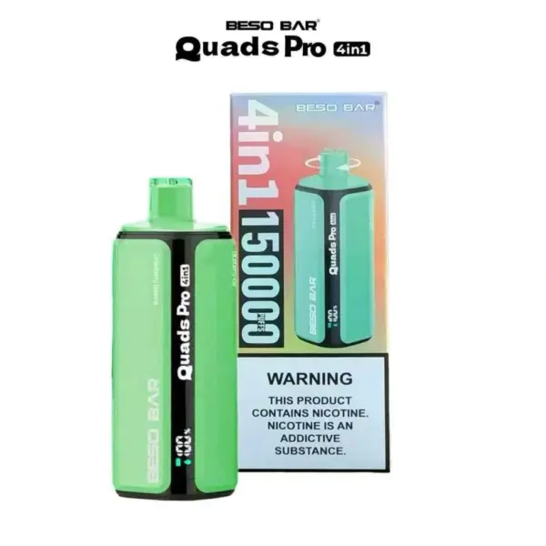 BESO BAR Quads Pro 150K Puffs 4 w 1 Jednorazowy Vape o Smakach Owocowych Darmowa Wysyłka 11 BESO BAR Quads Pro 150K Puffs 4 w 1 Jednorazowy Vape o Smakach Owocowych Darmowa Wysyłka