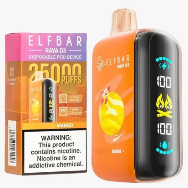 ELF BAR 25K Puffs 25000 RAYA D3 Jednorazowy Vape Magazyn UE 10 ELF BAR 25K Puffs 25000 RAYA D3 Jednorazowy Vape Magazyn UE