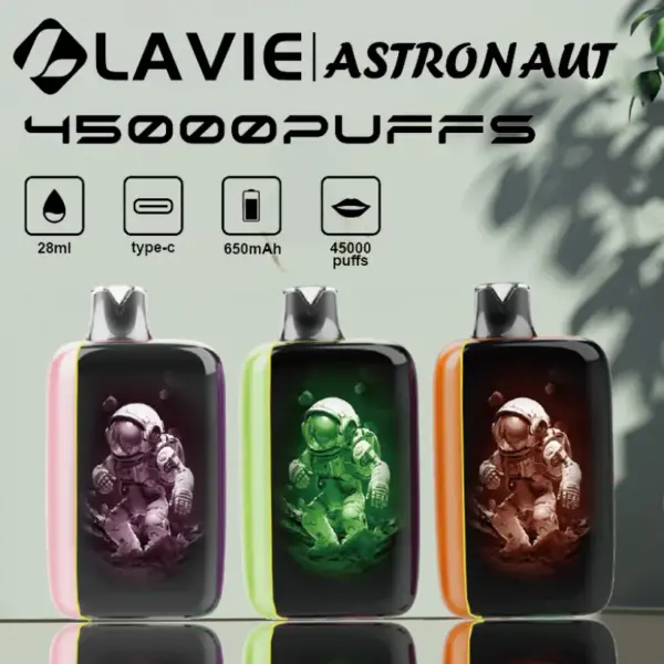 Lavie Astronaut 45K Puffs 45000 Migliore Sigaretta Elettronica Usa E Getta Vendita All Ingrosso Spedizione Gratuita