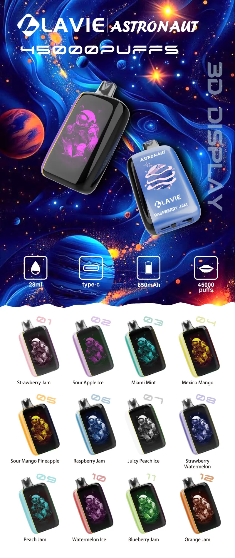 Lavie Astronaut 45K Puffs 45000 Najlepszy Jednorazowy E Papieros Hurt Darmowa Wysyłka 16 Lavie Astronaut 45K Puffs 45000 Migliore Sigaretta Elettronica Usa E Getta Vendita All Ingrosso Spedizione Gratuita