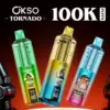 OKSO Tornado 100k Puffs 100000 Wkładka Jednorazowa Do E-Papierosa Z Możliwością Ładowania Darmowa Wysyłka
