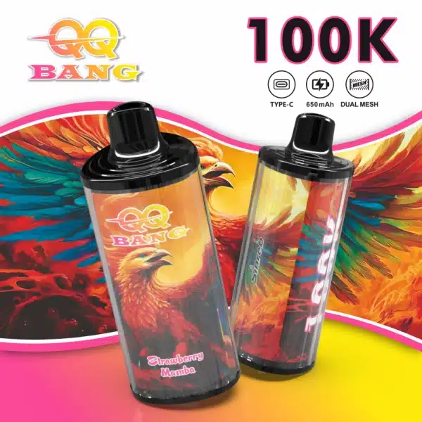 QQ Bang 100k Puffs 100000 Jednorazowy Vape Wielokrotnego Ładowania o Smaku Owocowym 2026 Darmowa Wysyłka